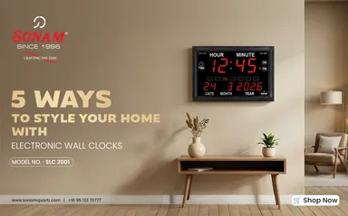 5 Ways to Style Your Home with Electronic Wall Clocks
